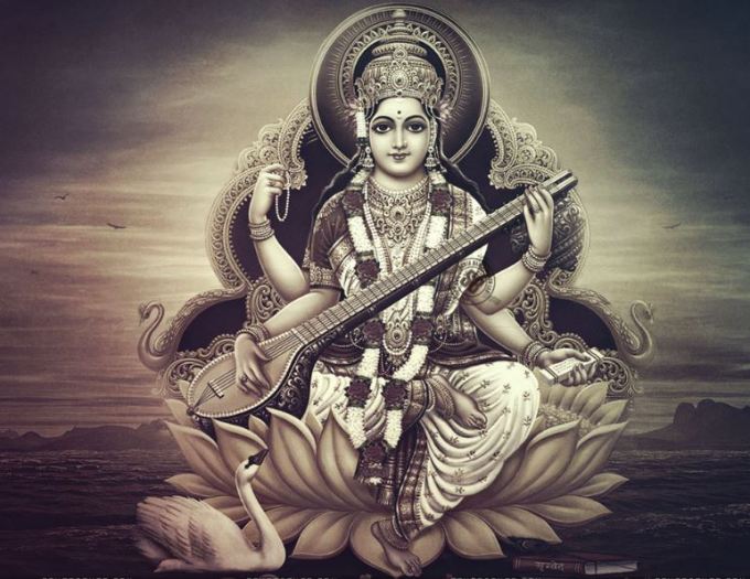 Picture of Goddess Saraswati