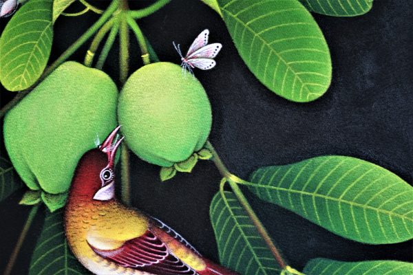 Tableau huile sur toile : Guava par l'artiste peintre I Gusti Ketut Selamet